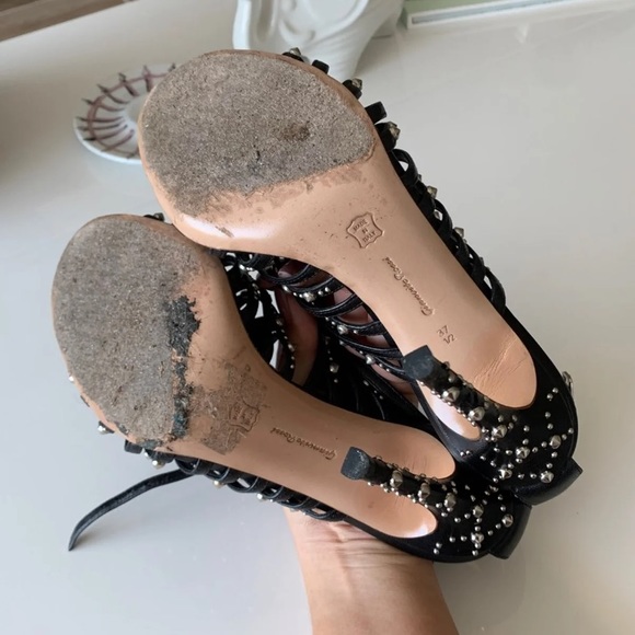 Authentic Gianvitto Rossi Studded Sandals - Picture 4 of 7